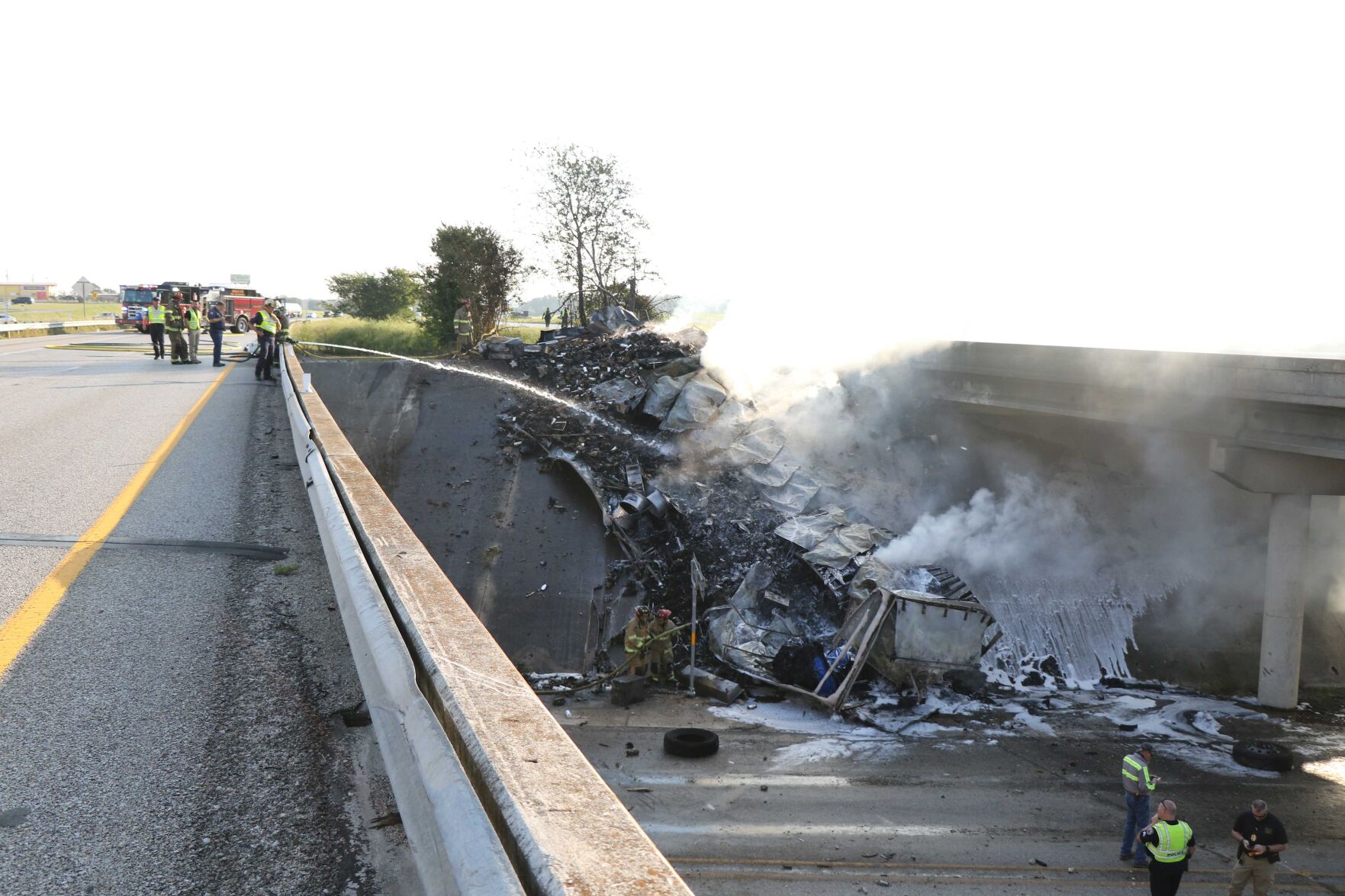 Fiery crash